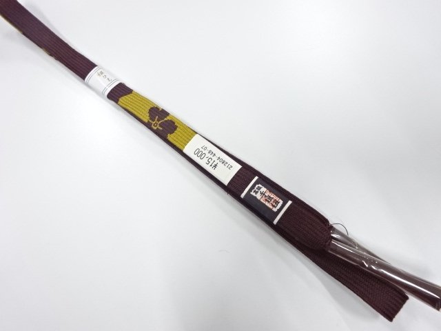 JAPANESE KIMONO / UNUSED KOREI HAND-TIED OBIJIME